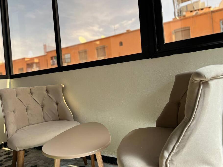 Appartement Bien Situe A Gueliz 마라케시 외부 사진